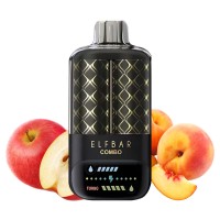 Одноразовая электронная сигарета Elf Bar Combo Apple & Juicy Peach (Яблоко & Сочный Персик) (25000 Затяжек) Одноразовая электронная сигарета Elf Bar Combo Apple & Juicy Peach (Яблоко & Сочный Персик) (25000 Затяжек)