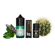 Набор для самозамеса Alchemist Salt Cactus&Basil (Кактус Базилик) 50 мг 30 мл