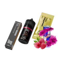 Набор Chaser Black Energy Raspberry Ultra (Малиновый Энергетик) 65 мг 30 мл