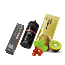 Набор Chaser Black Kiwi Wild Strawberry Ultra (Киви Земляника) 65 мг 30 мл
