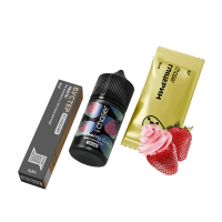 Набор Chaser Lux Strawberry Cream (Клубника Сливки) 65 мг 30 мл