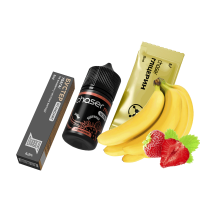 Набор Chaser Mix Strawberry Banana Ultra (Клубника Банан) 65 мг 30 мл