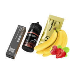 Набор Chaser Mix Strawberry Banana Ultra (Клубника Банан) 65 мг 30 мл