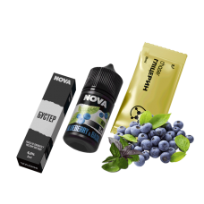 Набор Chaser Nova Blueberry&Basil (Черника Базилик) 65 мг 30 мл