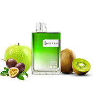 Одноразовая электронная сигарета Elf Bar CR8000 Green Apple Passion Fruit Kiwi (Зелёное Яблоко Маракуйя Киви) (8000 Затяжек)