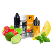 Набор Flavorlab Aroma Max Lime Mint Melon Strawberry (Клубника Дыня Лимон Мята) 50 мг 30 мл