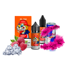 Набор Flavorlab FL350 Ice Raspberry Energy (Малиновый Энергетик Лёд) 50 мг 30 мл