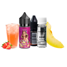 Набор Flavorlab Lady Lemonade Melon Strawberry (Лимонад Дыня Клубника) 50 мг 30 мл