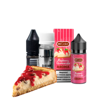Набор Flavorlab M-Cake Strong Raspberry Cheesecake (Малиновый Чизкейк) 65 мг 30 мл