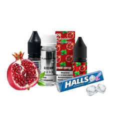 Набор Flavorlab P1 Pomegranate Menthol (Гранат Ментол) 50 мг 10 мл