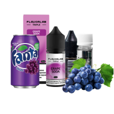Набор Flavorlab Triple Strong Grape Soda (Виноградная Газировка) 65 мг 30 мл