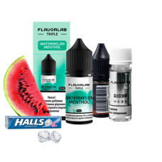 Набор Flavorlab Triple Strong Watermelon Menthol (Арбуз Ментол) 65 мг 30 мл