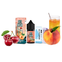 Набор для самозамеса Get High Cherry Peach Cocktail (Вишня Персик) 50 мг 30 мл
