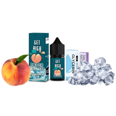 Набор для самозамеса Get High Peach Refresh (Пич Рефреш) 50 мг 30 мл