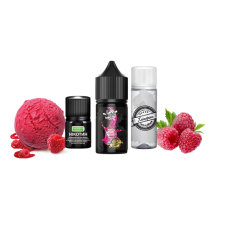 Набор для самозамеса Hype Black Ice Cream Raspberry (Мороженое Малина) 50 мг 30 мл