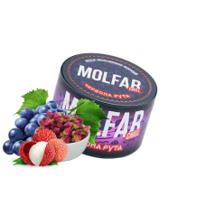 Табак Molfar Chill Line Червона Рута (Виноград, Личи, Роза) 200 г