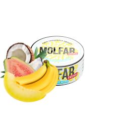 Табак Molfar Virginia Line Сонячний Мікс (Банан, Гуава, Дыня, Кокос) 100 г