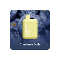 Lost Mary BM5000 Cranberry Soda 50 мг – Одноразовая электронная сигарета Лост Мэри Клюквенная Газировка