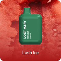 Lost Mary BM5000 Lush Ice 50 мг – Одноразовая электронная сигарета Лост Мэри Ледяной Арбуз