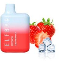 Одноразовая электронная сигарета Elf Bar BC Strawberry Ice (Клубника Лед) (3000 Затяжек) Одноразовая электронная сигарета Elf Bar BC Strawberry Ice (Клубника Лед) (3000 Затяжек)