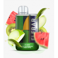 Одноразовая электронная сигарета Elf Bar Kiwi Watermelon Green Apple (Киви Арбуз Зеленое Яблоко) TE6000