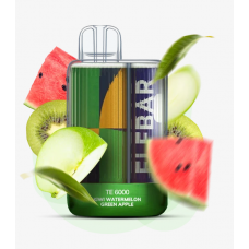Одноразовая электронная сигарета Elf Bar Kiwi Watermelon Green Apple (Киви Арбуз Зеленое Яблоко) TE6000