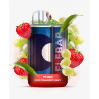 Одноразовая электронная сигарета Elf Bar Sour Strawberry Grape (Сауэр Клубника Виноград) TE6000