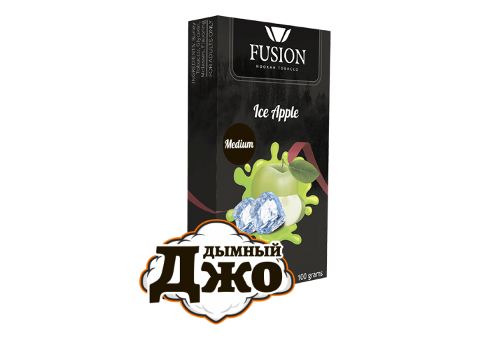 Табак для кальяна Fusion Medium Ice Apple (Яблоко, Лёд, 100 г) Табак для кальяна Fusion Medium Ice Apple (Яблоко, Лёд, 100 г)