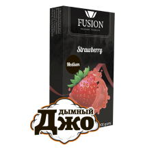 Табак для кальяна Fusion Medium Strawberry (Клубника, 100 г)