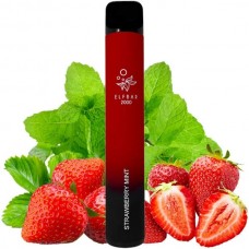 Одноразовая электронная сигарета Elf Bar E-Shisha Strawberry Mint (Клубника Мята) (2000 Затяжек)