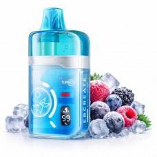 Одноразовая электронная сигарета Elf Bar EBCREATE BC Pro Blue Razz Ice (Ягоды Лед) (40000 Затяжек)