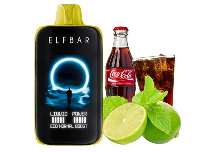 Одноразовая электронная сигарета Elf Bar MoonNight Lime Cola (Лайм Кола) (40000 Затяжек) Одноразовая электронная сигарета Elf Bar MoonNight Lime Cola (Лайм Кола) (40000 Затяжек)