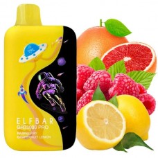 Одноразовая электронная сигарета Elf Bar GH Pro Raspberry Grapefruit Lemon (Малина Грейпфрут Лимон) (33000 Затяжек)