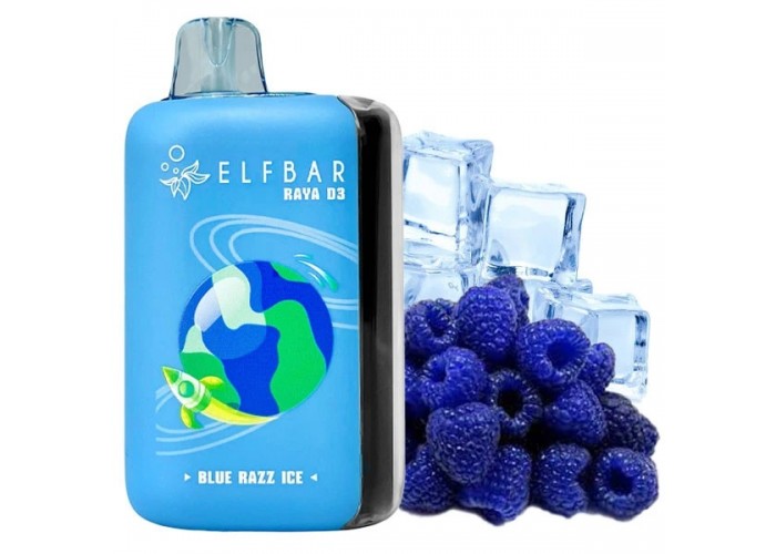Одноразовая электронная сигарета Elf Bar RAYA D3 Blue Razz Ice (Блу Разз Лед) (25000 Затяжек) Одноразовая электронная сигарета Elf Bar RAYA D3 Blue Razz Ice (Блу Разз Лед) (25000 Затяжек)