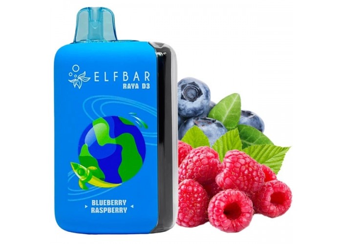 Одноразовая электронная сигарета Elf Bar RAYA D3 Blueberry Raspberry (Черника Малина) (25000 Затяжек) Одноразовая электронная сигарета Elf Bar RAYA D3 Blueberry Raspberry (Черника Малина) (25000 Затяжек)