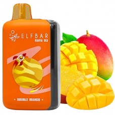 Одноразовая электронная сигарета Elf Bar RAYA D3 Double Mango (Дабл Манго) (25000 Затяжек)