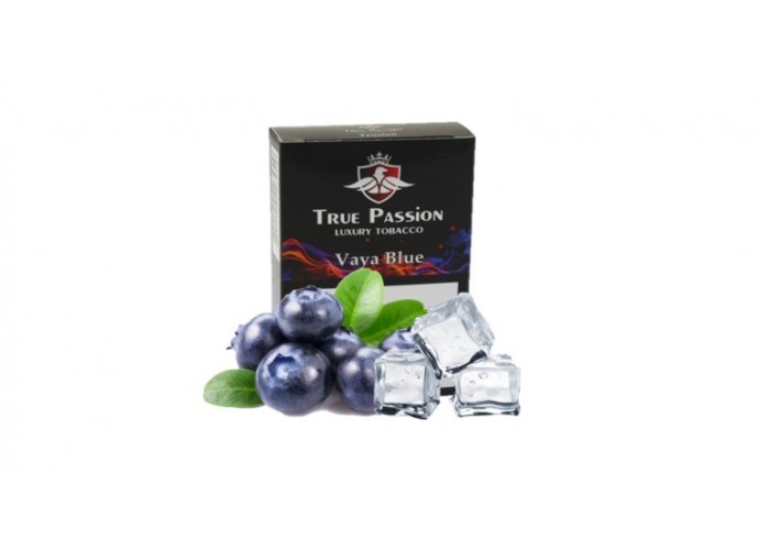 Табак True Passion Vaya Blue  (Ледяная Черника) 50 грамм Табак True Passion Vaya Blue  (Ледяная Черника) 50 грамм