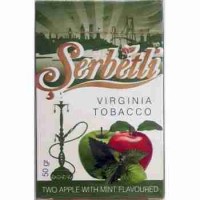 Табак Serbetli Двойное яблоко с мятой (Two Apple with Mint) 50 грамм