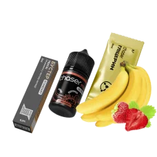 Набор Chaser Mix Strawberry Banana Ultra (Клубника Банан) 65 мг 30 мл