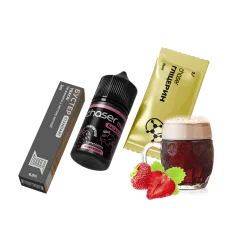 Набор Chaser Mix Strawberry Kvas Ultra (Клубника Квас) 65 мг 30 мл