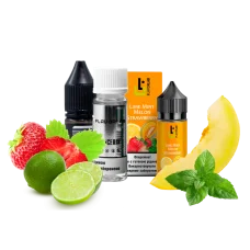Набор Flavorlab Aroma Max Lime Mint Melon Strawberry (Клубника Дыня Лимон Мята) 50 мг 30 мл