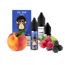 Набор Flavorlab FL350 Mini Blue Raspberry Peach (Голубая Малина Персик) 50 мг 15 мл