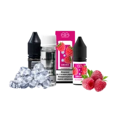 Набор Flavorlab Puff Raspberry Ice (Малина Лёд) 50 мг 10 мл