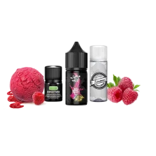 Набор для самозамеса Hype Black Ice Cream Raspberry (Мороженое Малина) 50 мг 30 мл