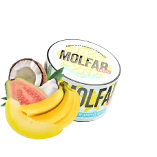 Табак Molfar Virginia Line Сонячний Мікс (Банан, Гуава, Дыня, Кокос) 200 г