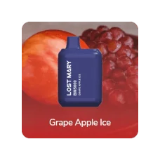 Lost Mary BM5000 Grape Apple Ice 50 мг – Одноразовая электронная сигарета Лост Мэри Виноград Яблоко Лед