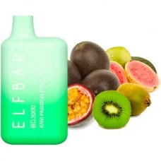 Одноразовая электронная сигарета Elf Bar BC Kiwi Passion Fruit Guava (Киви Маракуя Гуава) (3000 Затяжек)