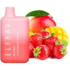 Одноразовая электронная сигарета Elf Bar BC Strawberry Mango (Клубника Манго) (4000 Затяжек)