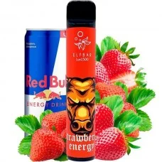 Одноразовая электронная сигарета Elf Bar Lux Strawberry Energy (Клубника Энергетик) (1500 Затяжек)