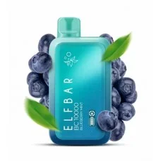 Одноразовая электронная сигарета Elf Bar Blueberry Mint (Черника Мята) BC10000